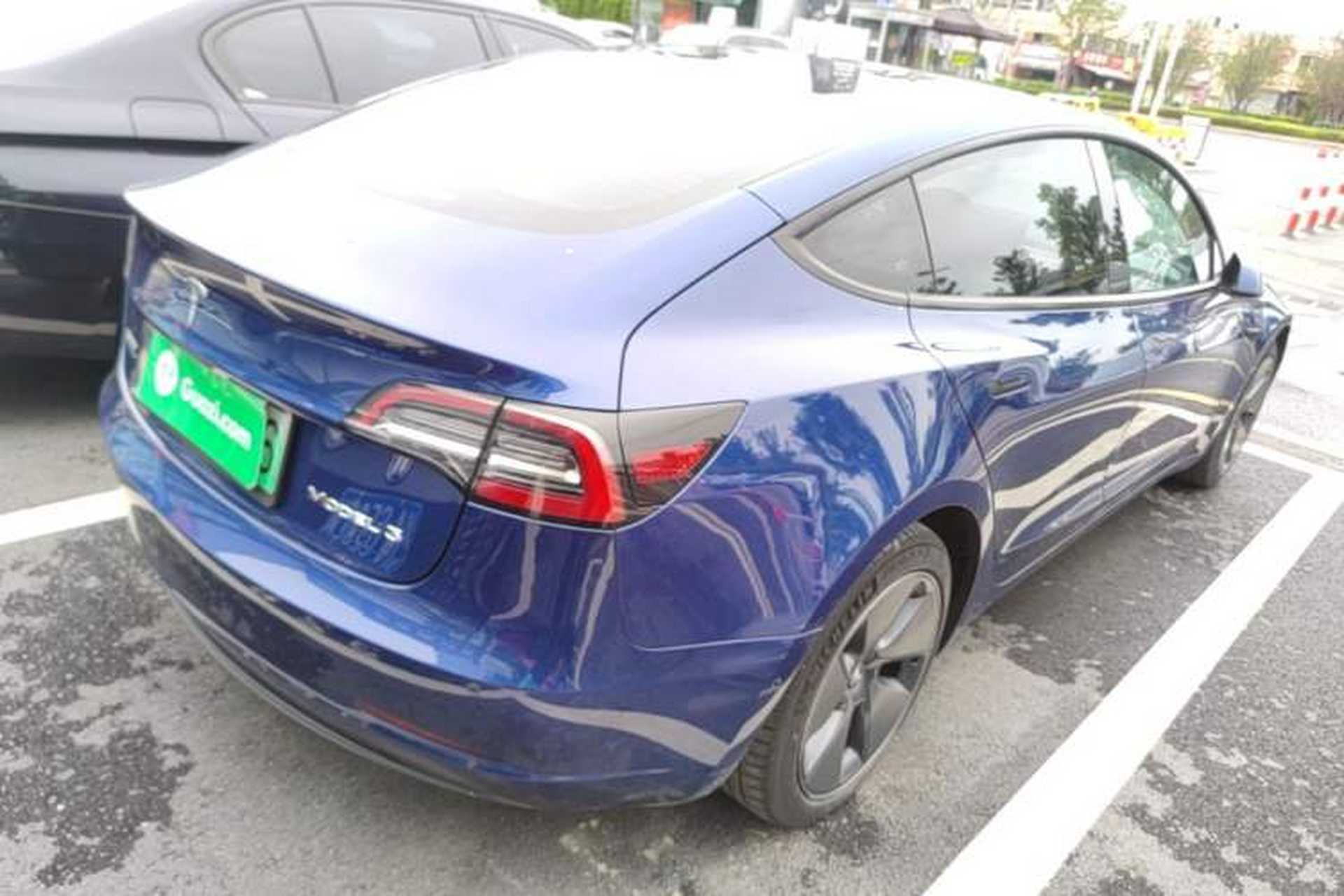 Used Tesla Model 3 2021 Standard Range Rear-Wheel Drive Upgraded Version 3D6 Rear Right 45 Deg