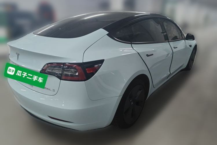 Used Tesla Model 3 2021 Revised Version Standard Range Rear-Wheel Drive Upgraded Edition 3D1 Rear Right 45 Deg