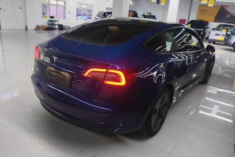 Used Tesla Model 3 2021 Revised Version Standard Range Rear-Wheel Drive Upgraded Edition 3D1 Rear Right 45 Deg
