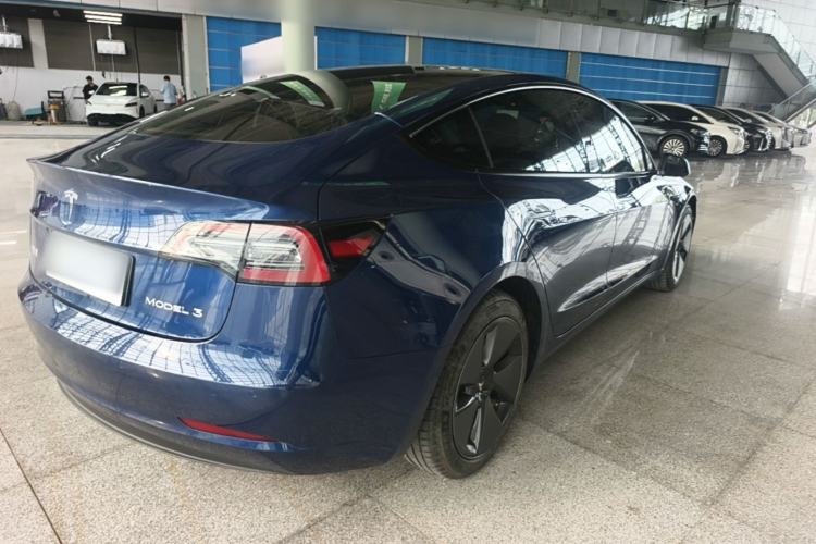 Used Tesla Model 3 2021 Standard Range Rear-Wheel Drive Upgraded Version 3D6 Rear Right 45 Deg
