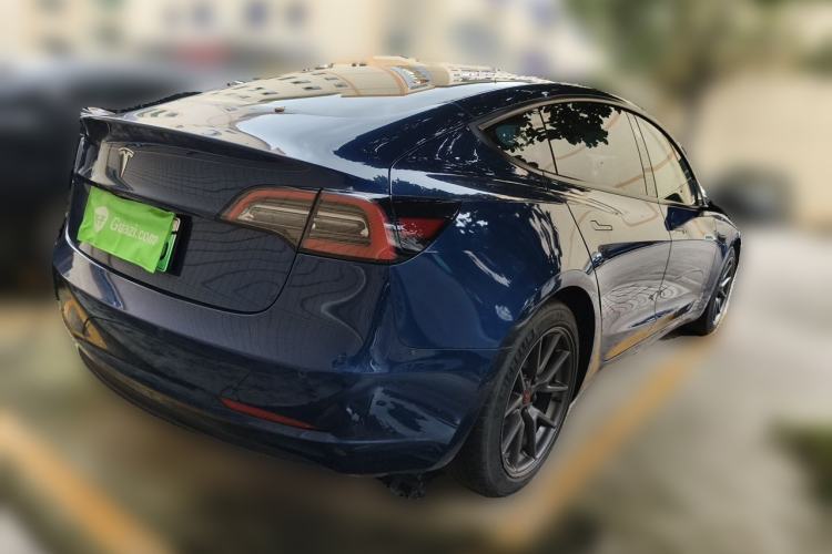 Used Tesla Model 3 2021 Revised Version Standard Range Rear-Wheel Drive Upgraded Edition 3D1 Rear Right 45 Deg