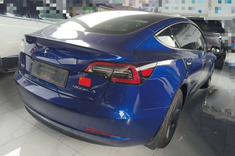 Used Tesla Model 3 2021 Standard Range Rear-Drive Upgraded Version Rear Right 45 Deg