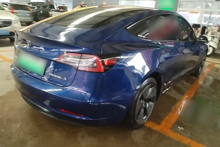 Used Tesla Model 3 2021 Revised Version Standard Range Rear-Wheel Drive Upgraded Edition 3D1 Rear Right 45 Deg