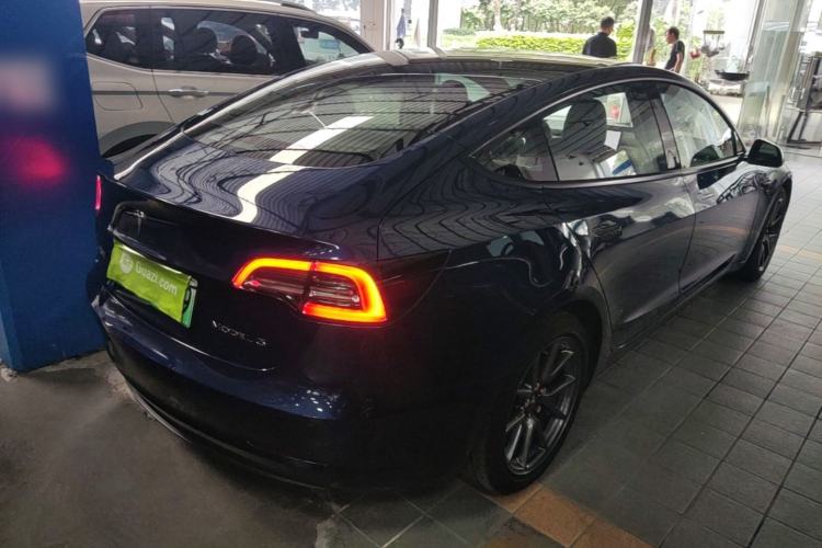 Used Tesla Model 3 2021 Standard Range Rear-Wheel Drive Upgraded Version 3D6 Rear Right 45 Deg