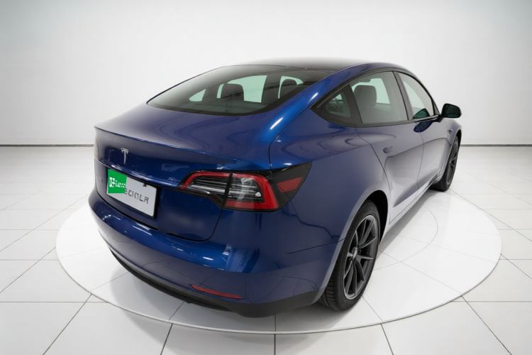 Used Tesla Model 3 2021 Revised Version Standard Range Rear-Wheel Drive Upgraded Edition 3D1 Rear Right 45 Deg