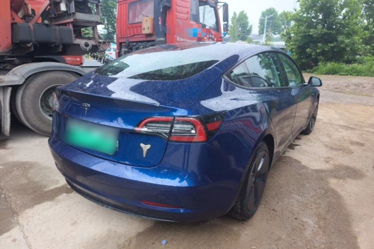 Used Tesla Model 3 2021 Standard Range Rear-Wheel Drive Upgraded Version 3D6 Rear Right 45 Deg