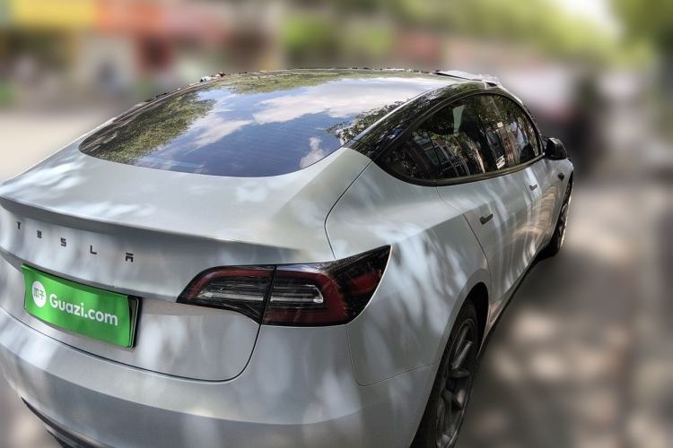 Used Tesla Model 3 2021 Revised Version Standard Range Rear-Wheel Drive Upgraded Edition 3D1 Rear Right 45 Deg