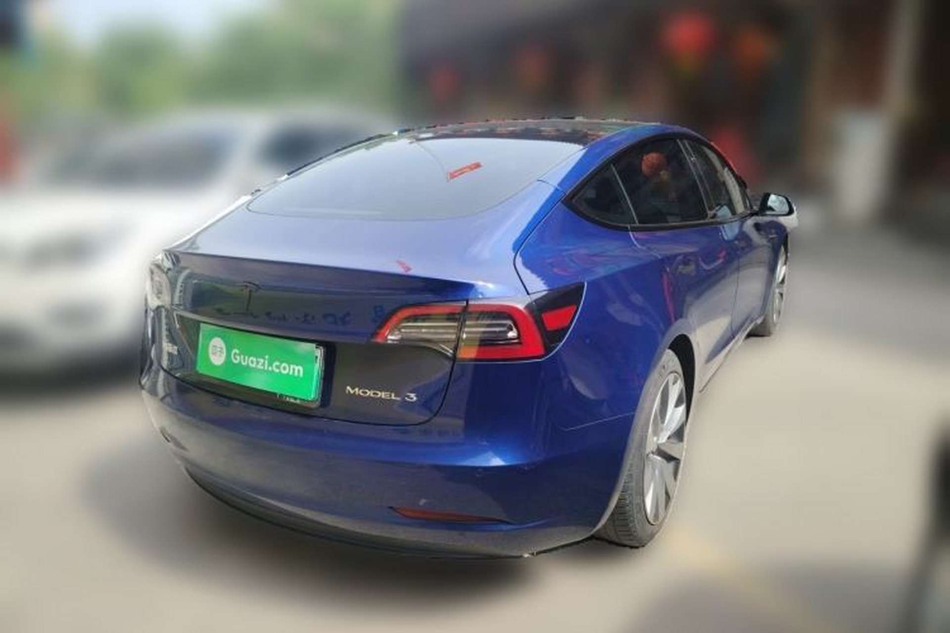 Used Tesla Model 3 2021 Standard Range Rear-Drive Upgraded Version Rear Right 45 Deg