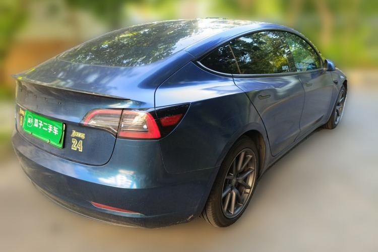 Used Tesla Model 3 2021 Revised Version Standard Range Rear-Wheel Drive Upgraded Edition 3D1 Rear Right 45 Deg