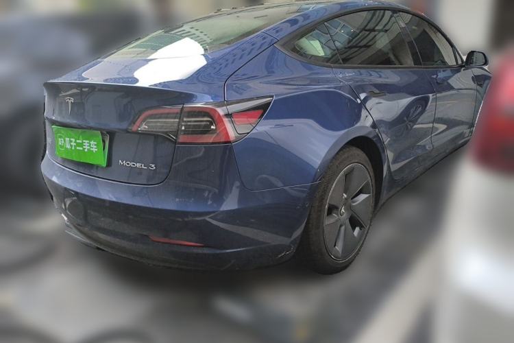 Used Tesla Model 3 2021 Revised Version Standard Range Rear-Wheel Drive Upgraded Edition 3D1 Rear Right 45 Deg