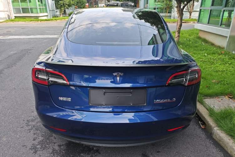 Used Tesla Model 3 2021 Revised Version II – Performance High-Performance All-Wheel-Drive Edition Rear