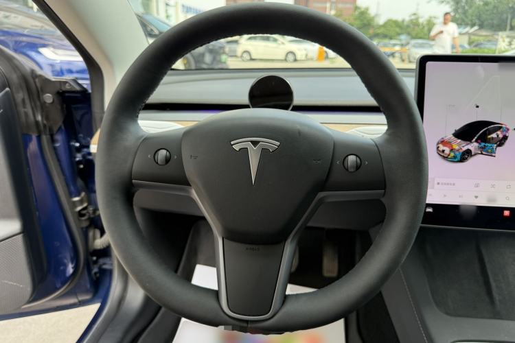 Used Tesla Model 3 2021 Revised Version Standard Range Rear-Wheel Drive Upgraded Edition 3D1 Steering Wheel