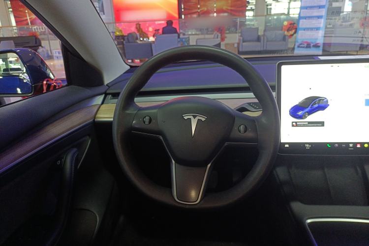 Used Tesla Model 3 2021 Revised Version Standard Range Rear-Wheel Drive Upgraded Edition 3D1 Steering Wheel