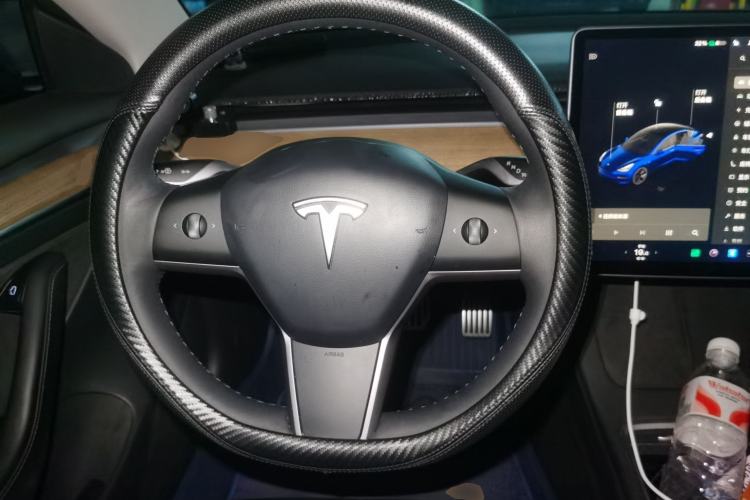 Used Tesla Model 3 2021 Revised Version Standard Range Rear-Wheel Drive Upgraded Edition 3D1 Steering Wheel