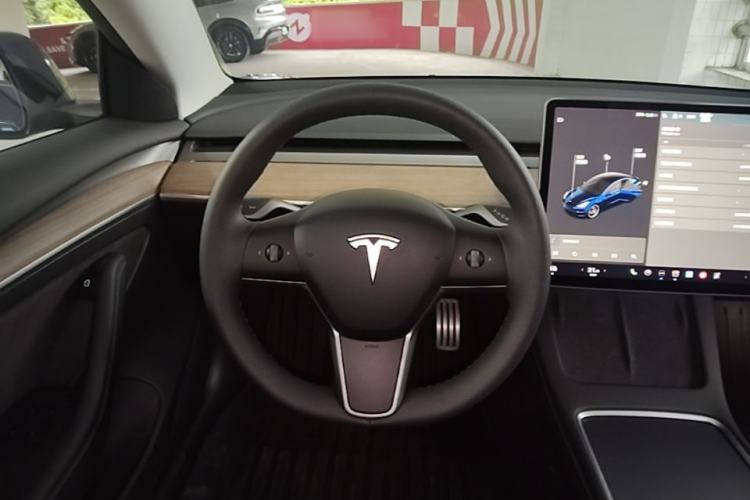 Used Tesla Model 3 2021 Performance High-Performance All-Wheel-Drive Version Steering Wheel