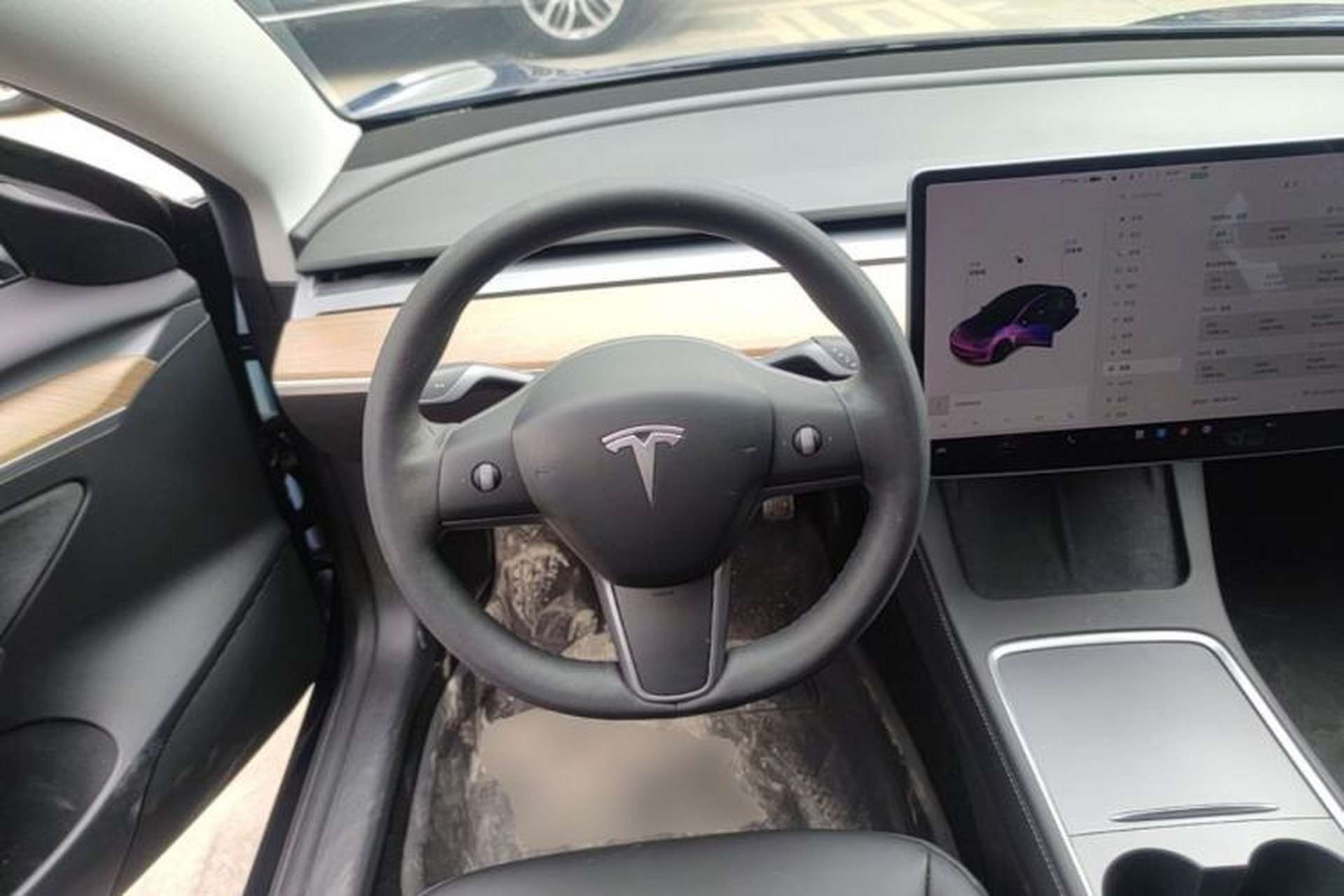 Used Tesla Model 3 2021 Standard Range Rear-Drive Upgraded Version Steering Wheel