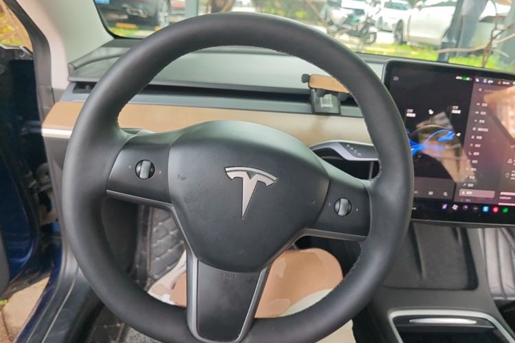 Used Tesla Model 3 2021 Revised Version Standard Range Rear-Wheel Drive Upgraded Edition 3D1 Steering Wheel