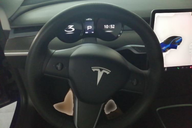 Used Tesla Model 3 2021 Performance High-Performance All-Wheel-Drive Version Steering Wheel