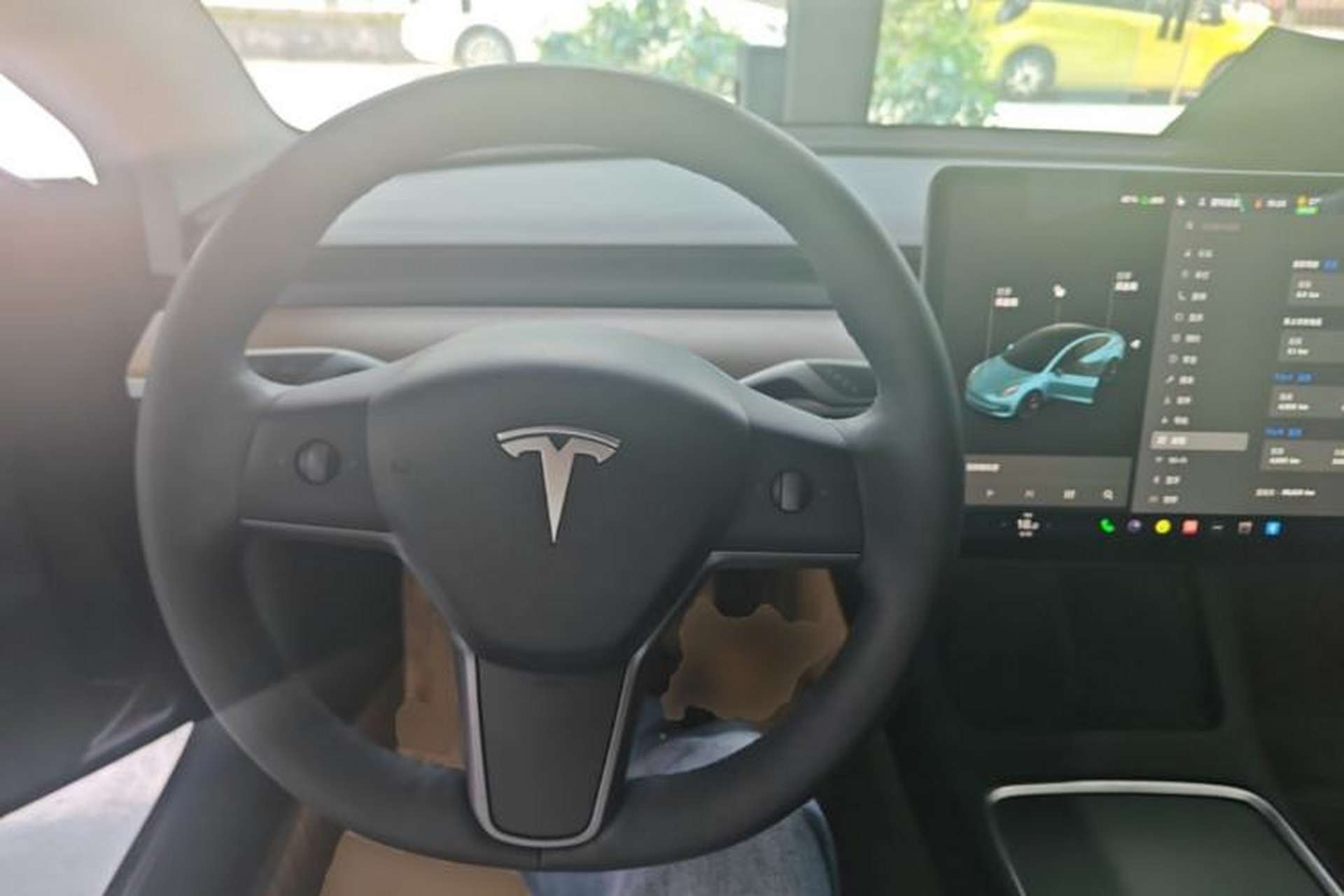 Used Tesla Model 3 2021 Standard Range Rear-Drive Upgraded Version Steering Wheel