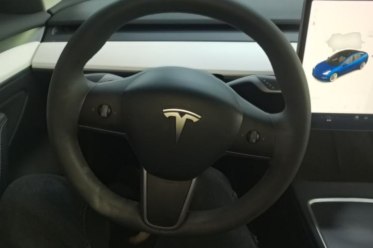 Used Tesla Model 3 2021 Revised Version Standard Range Rear-Wheel Drive Upgraded Edition 3D1 Steering Wheel