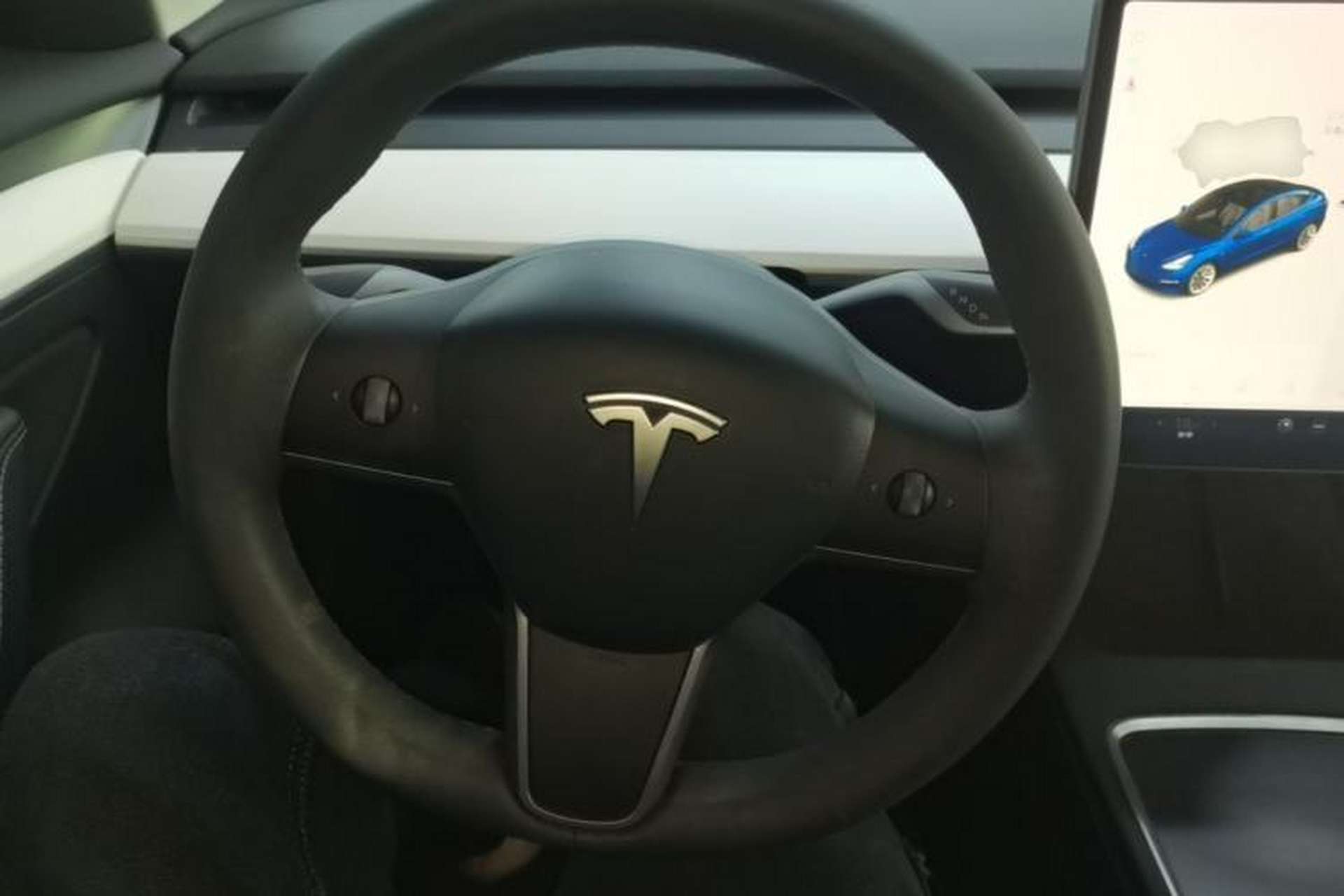 Used Tesla Model 3 2021 Revised Version Standard Range Rear-Wheel Drive Upgraded Edition 3D1 Steering Wheel