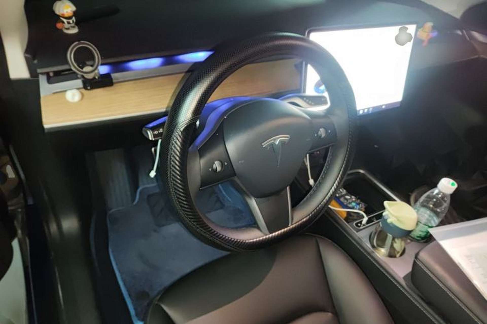 Used Tesla Model 3 2021 Revised Version Standard Range Rear-Wheel Drive Upgraded Edition 3D1 Steering Wheel