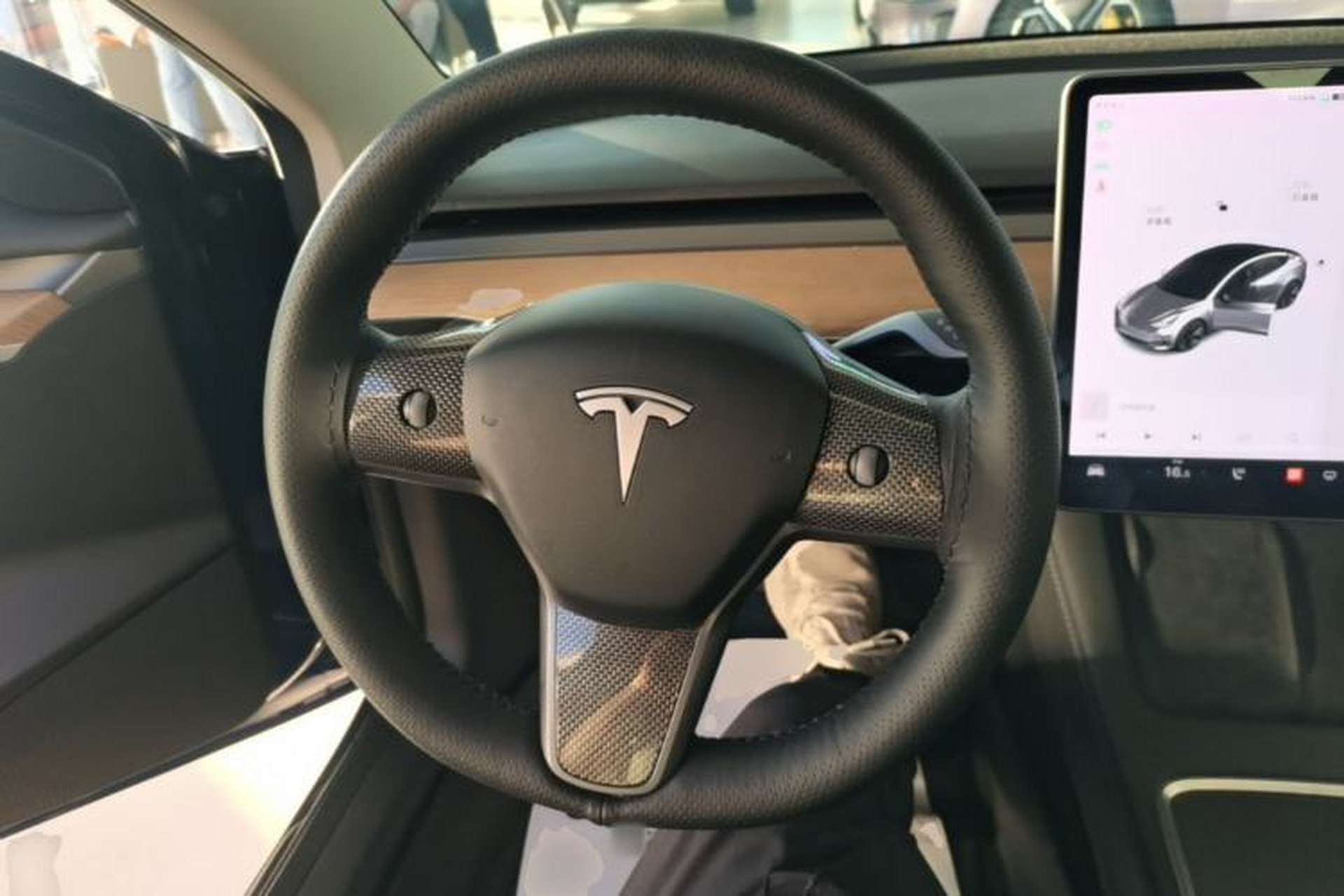 Used Tesla Model 3 2021 Standard Range Rear-Drive Upgraded Version Steering Wheel