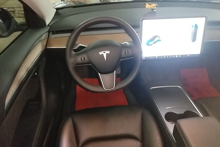 Used Tesla Model 3 2021 Revised Version Standard Range Rear-Wheel Drive Upgraded Edition 3D1 Steering Wheel