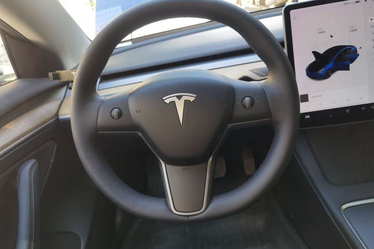 Used Tesla Model 3 2021 Revised Version Standard Range Rear-Wheel Drive Upgraded Edition 3D1 Steering Wheel