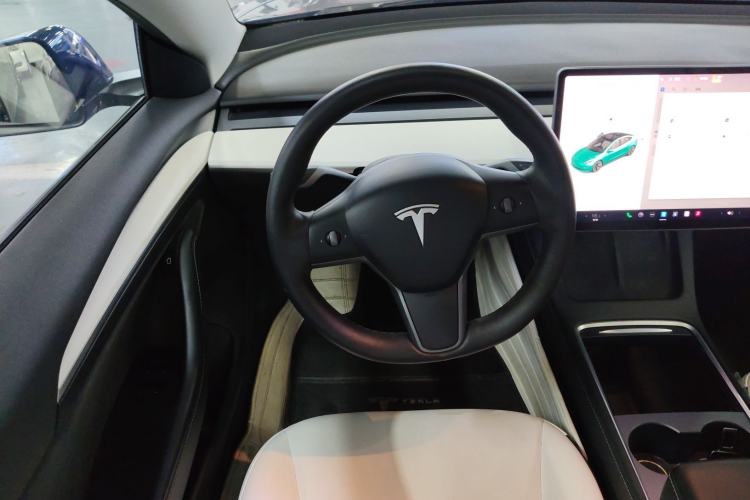 Used Tesla Model 3 2021 Standard Range Rear-Wheel Drive Upgraded Version 3D6 Steering Wheel