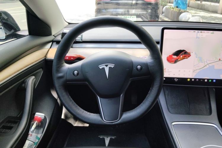 Used Tesla Model 3 2021 Revised Version Standard Range Rear-Wheel Drive Upgraded Edition 3D1 Steering Wheel