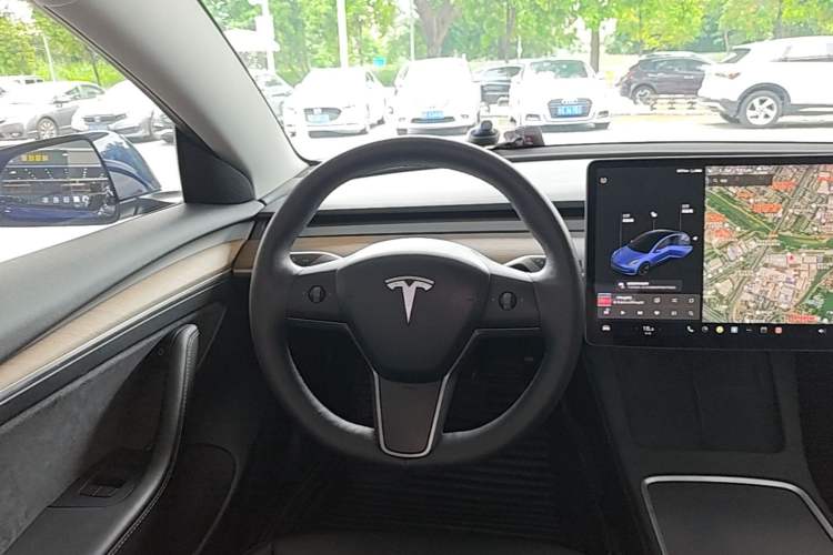 Used Tesla Model 3 2021 Standard Range Rear-Drive Upgraded Version Steering Wheel