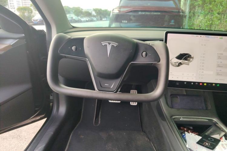 Used Tesla Model 3 2021 Performance High-Performance All-Wheel-Drive Version Steering Wheel