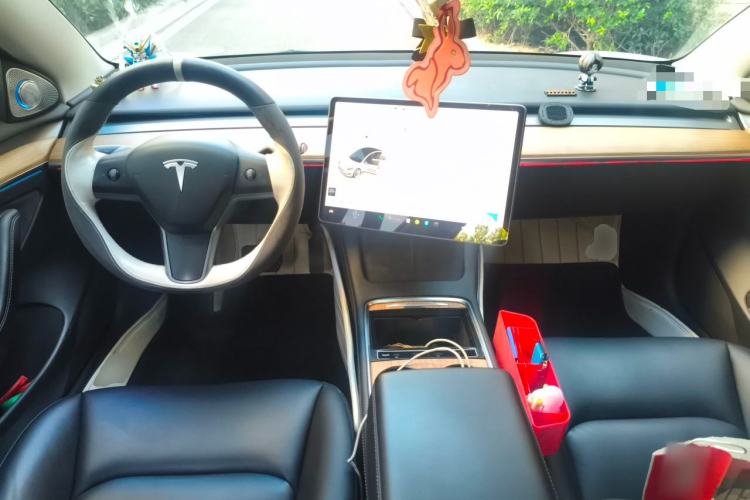 Used Tesla Model 3 2021 Revised Version Standard Range Rear-Wheel Drive Upgraded Edition 3D1 Center Console