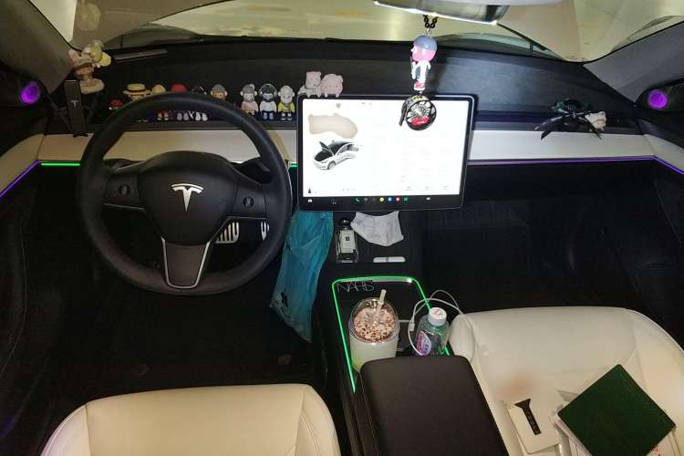 Used Tesla Model 3 2021 Standard Range Rear-Drive Upgraded Version Center Console