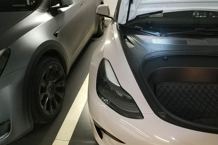 Used Tesla Model 3 2021 Standard Range Rear-Drive Upgraded Version Engine Bay Right