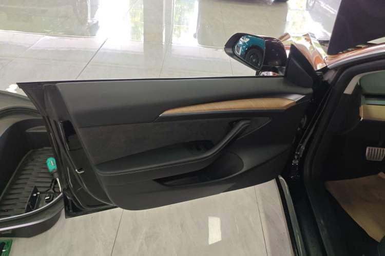 Used Tesla Model 3 2021 Performance High-Performance All-Wheel-Drive Version Left Front Door Interior