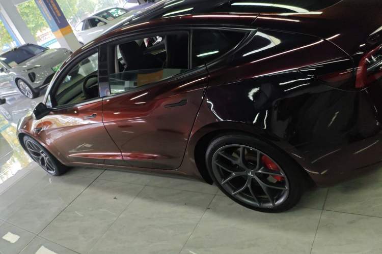 Used Tesla Model 3 2021 Performance High-Performance All-Wheel-Drive Version Left Side