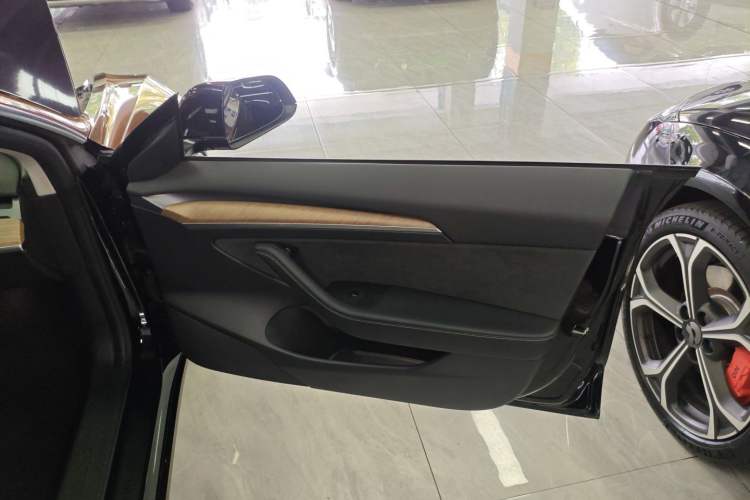 Used Tesla Model 3 2021 Performance High-Performance All-Wheel-Drive Version Right Front Door Interior