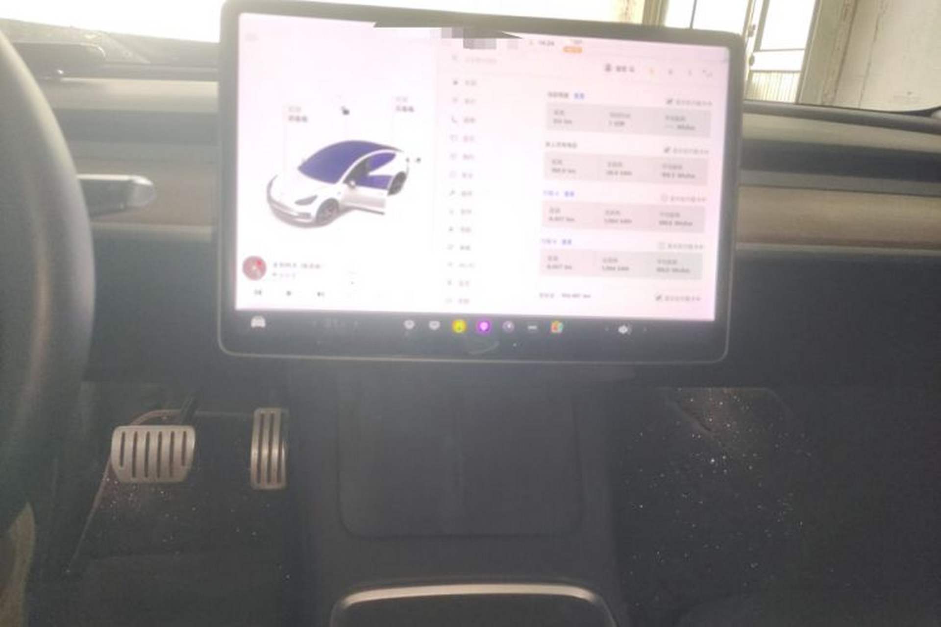 Used Tesla Model 3 2021 Performance High-Performance All-Wheel-Drive Version Audio And AC Panel