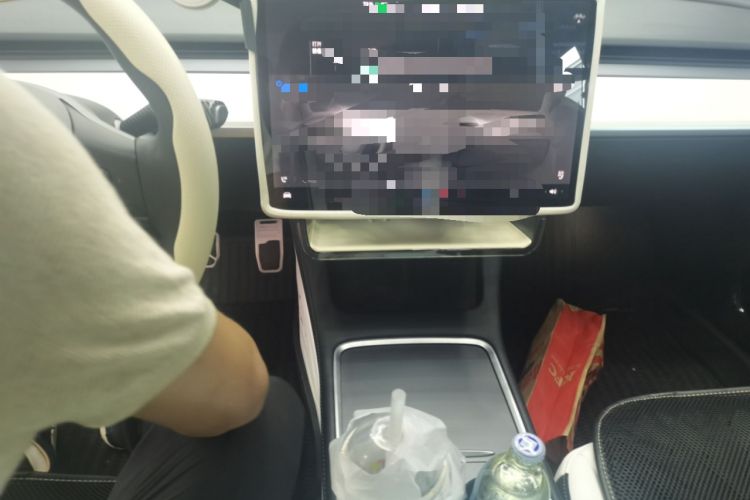 Used Tesla Model 3 2021 Performance High-Performance All-Wheel-Drive Version Audio And AC Panel