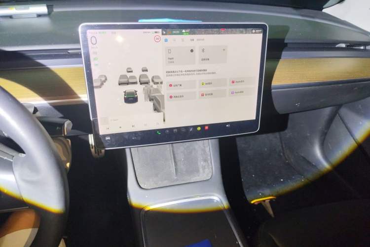 Used Tesla Model 3 2021 Revised Version Standard Range Rear-Wheel Drive Upgraded Edition 3D1 Audio And AC Panel