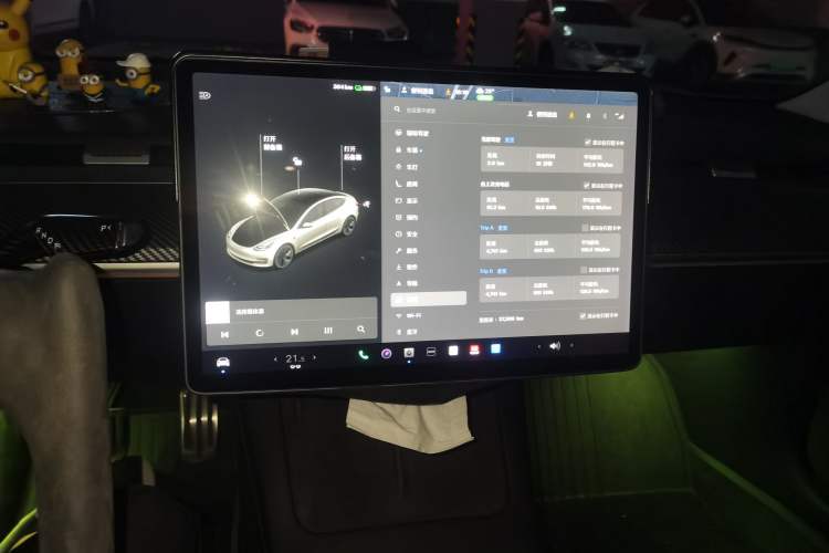 Used Tesla Model 3 2021 Standard Range Rear-Wheel Drive Upgraded Version 3D6 Audio And AC Panel