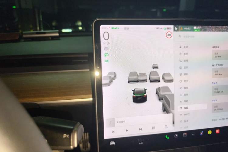 Used Tesla Model 3 2021 Revised Version Standard Range Rear-Wheel Drive Upgraded Edition 3D1 Instrument Cluster