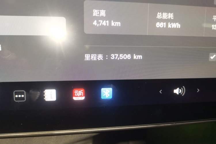 Used Tesla Model 3 2021 Standard Range Rear-Wheel Drive Upgraded Version 3D6 Odometer Close Up