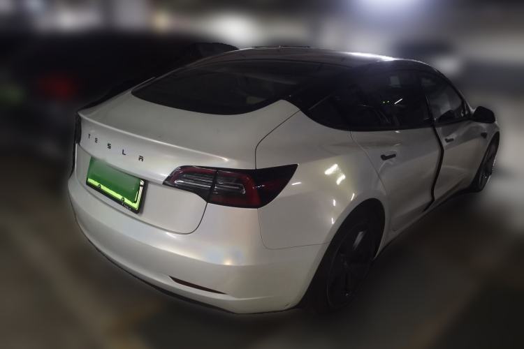 Used Tesla Model 3 2021 Standard Range Rear-Wheel Drive Upgraded Version 3D6 Rear Right 45 Deg