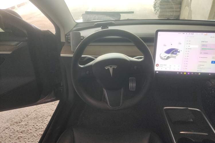 Used Tesla Model 3 2021 Performance High-Performance All-Wheel-Drive Version Steering Wheel