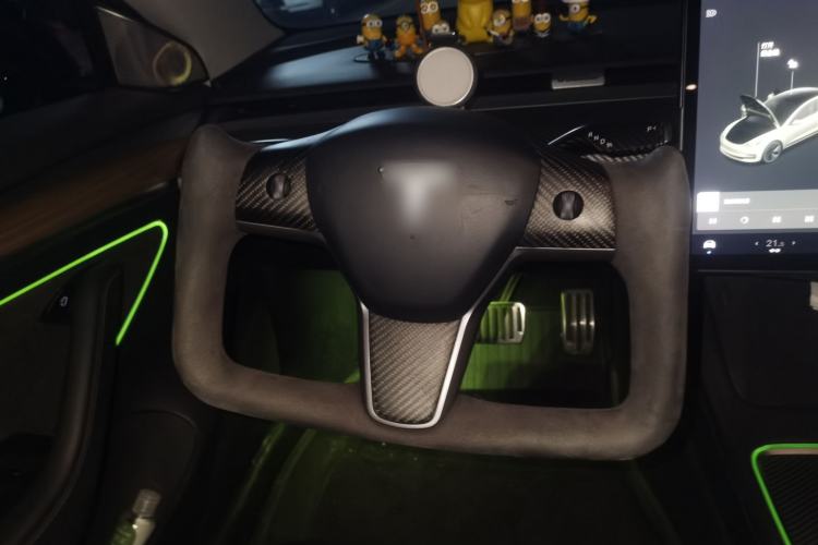 Used Tesla Model 3 2021 Standard Range Rear-Wheel Drive Upgraded Version 3D6 Steering Wheel
