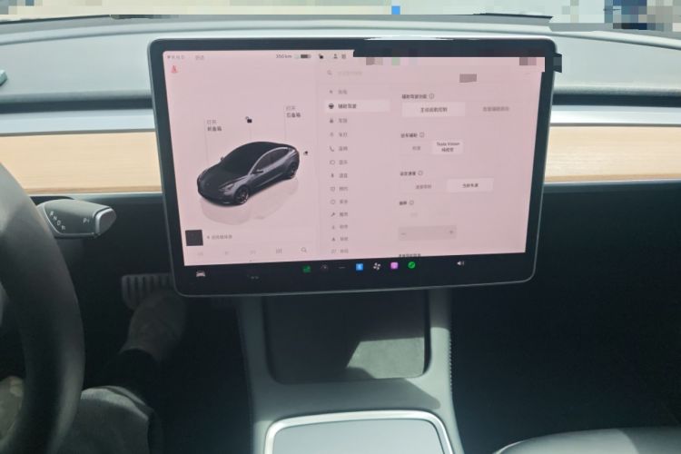 Used Tesla Model 3 2021 Revised Version II – Performance High-Performance All-Wheel-Drive Edition Audio And AC Panel
