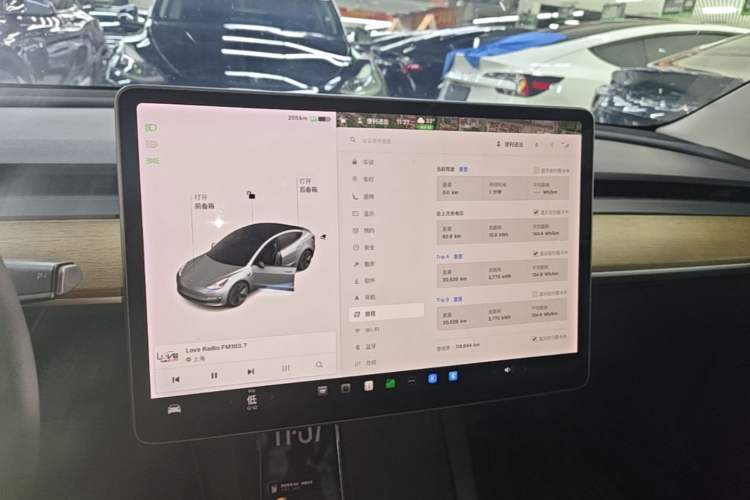 Used Tesla Model 3 2021 Standard Range Rear-Wheel Drive Upgraded Version 3D6 Audio And AC Panel